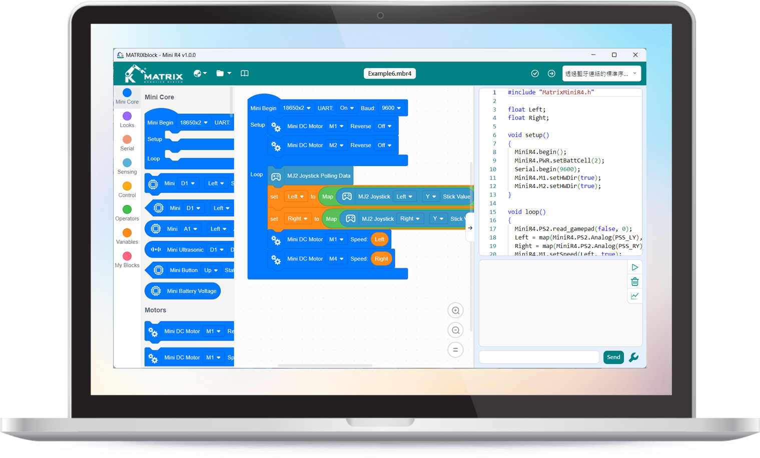 Scratchベースのブロック型システム