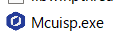 Mcuisp.exeを起動